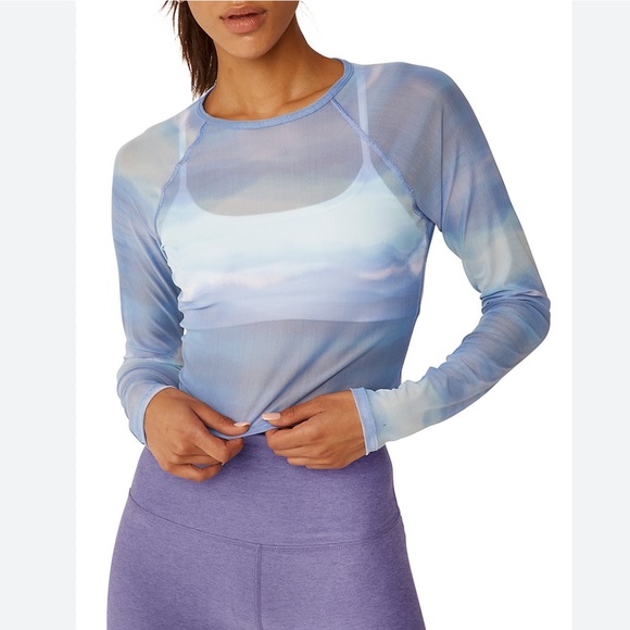 Beyond Yoga Tops - Beyond Yoga Women's Watercolor Long Sleeve Top